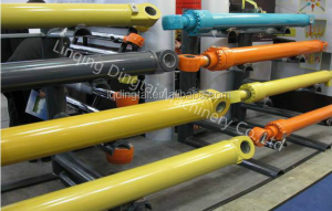 Double ear lifting telescopic Hydraulic Cylinder